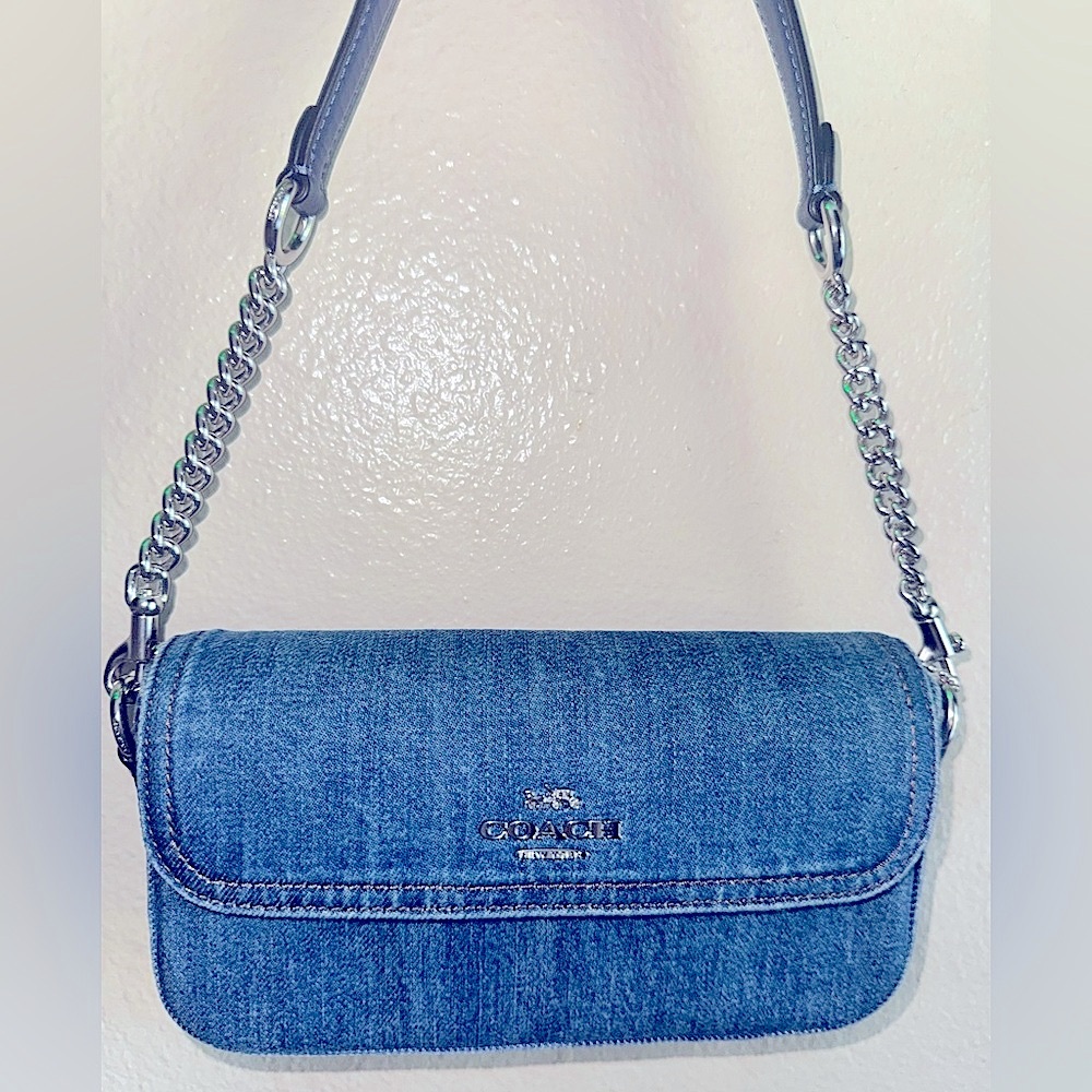 Coach Denim Crossbody Bag